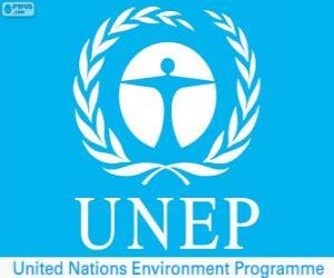 пазл ЮНЕП логотипа Программа ООН по окружающей среде